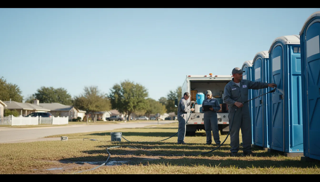 Long-Term Portable Toilet Rental in Enid, MS near me